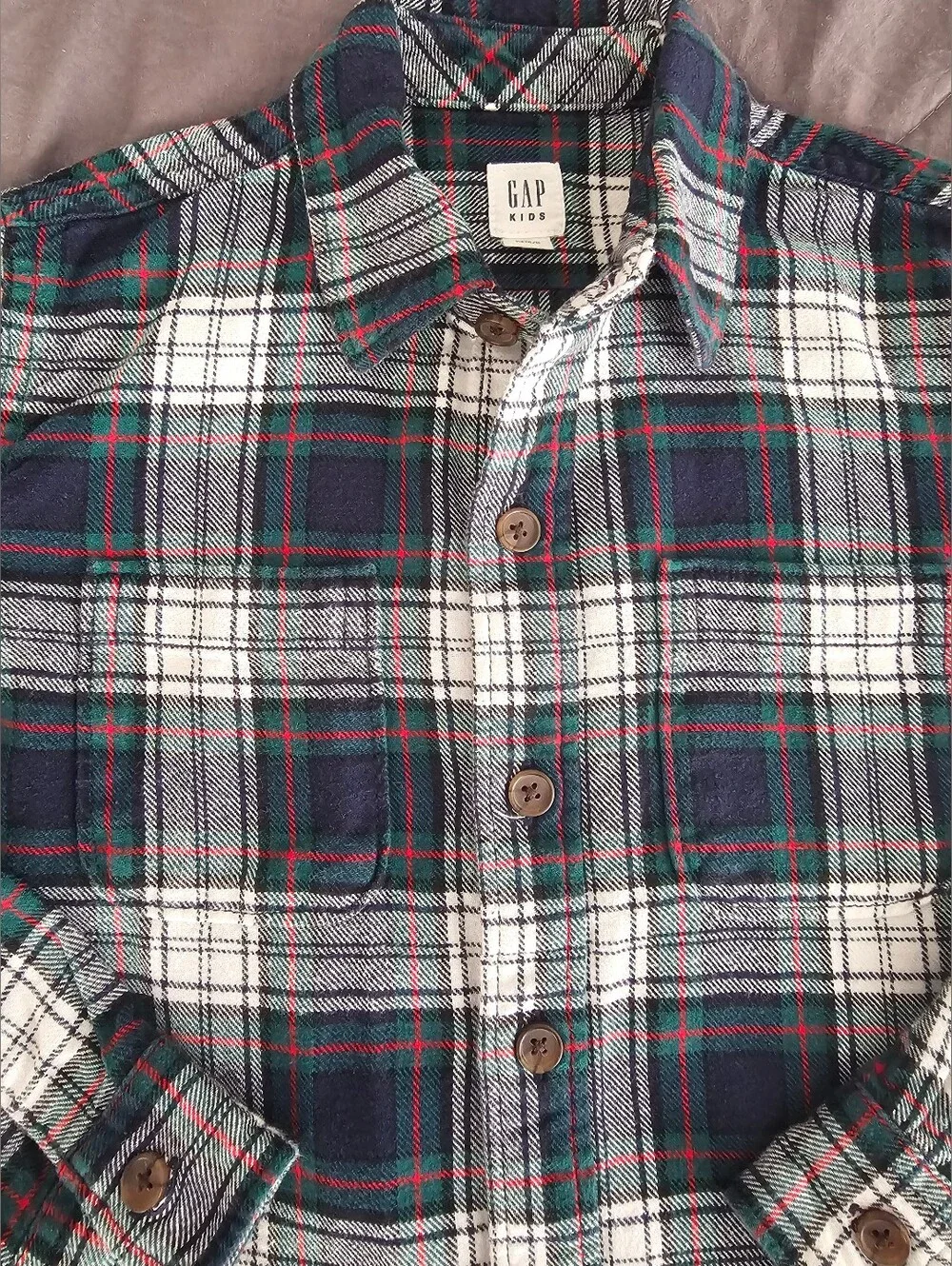 GAP soft plaid